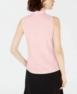 Bar III Women's Bow-Neck Sleeveless Blouse, Created For Macy's -Clothing Shop 11627240 fpx
