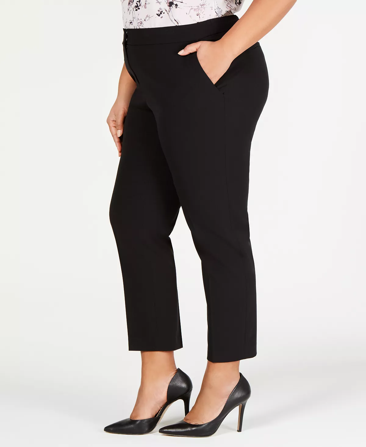 Bar III Trendy Plus Size Dress Pants, Created For Macy's 5 Bar III Trendy Plus Size Dress Pants, Created For Macy's - Image 3