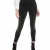 Bar III Faux-Leather-Patch Leggings, Created For Macy's