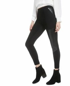 Bar III Faux-Leather-Patch Leggings, Created For Macy's -Clothing Shop 14361730 fpx