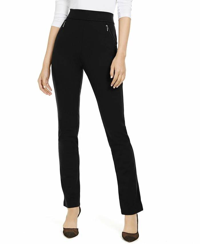INC International Concepts Women's Zip-Pocket Pants, Created For Macy's 3 INC International Concepts Women's Zip-Pocket Pants, Created For Macy's