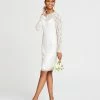 Adrianna Papell Beaded Illusion Sheath Dress -Clothing Shop 15688103 fpx
