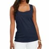 Karen Scott Quare-Neck Cotton Tank Top, Created For Macy's -Clothing Shop 16056460 fpx