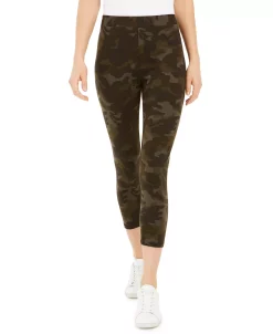 Style & Co Women's Printed Capri Leggings, Created For Macy's