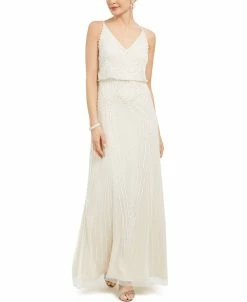 Adrianna Papell Embellished Blouson Gown