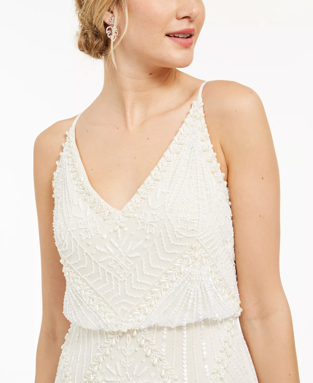 Adrianna Papell Embellished Blouson Gown 6 Adrianna Papell Embellished Blouson Gown - Image 4