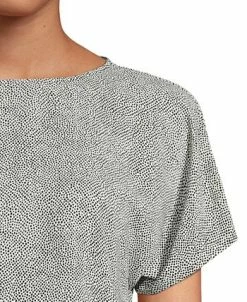Anne Klein Mini-Dot Blouse -Clothing Shop 16946687 fpx