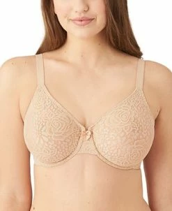 Wacoal Halo Lace Molded Underwire Bra 851205, Up To G Cup -Clothing Shop 17132399 fpx