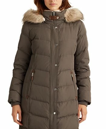 Lauren Ralph Lauren Hooded Down Coat, Created For Macy's 5 Lauren Ralph Lauren Hooded Down Coat, Created For Macy's - Image 3