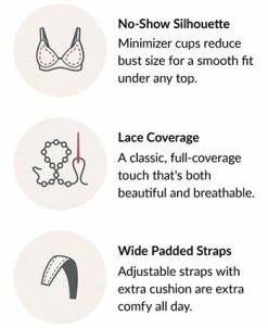 Glamorise Women's Full Figure Plus Size MagicLift Wirefree Minimizer Support Bra 16 Glamorise Women's Full Figure Plus Size MagicLift Wirefree Minimizer Support Bra -Clothing Shop 18317400 fpx