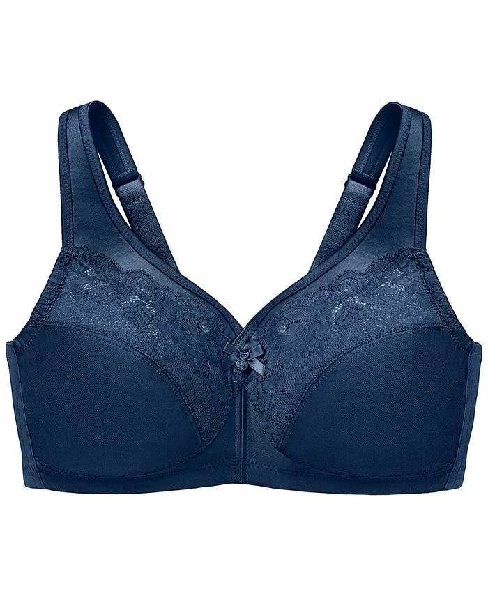 Glamorise Women's Full Figure Plus Size MagicLift Wirefree Minimizer Support Bra 6 Glamorise Women's Full Figure Plus Size MagicLift Wirefree Minimizer Support Bra - Image 4