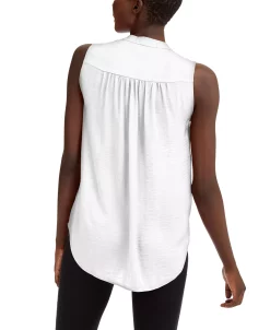 Alfani Women's Satin V-Neck Tank Top, Created For Macy's -Clothing Shop 18551496 fpx