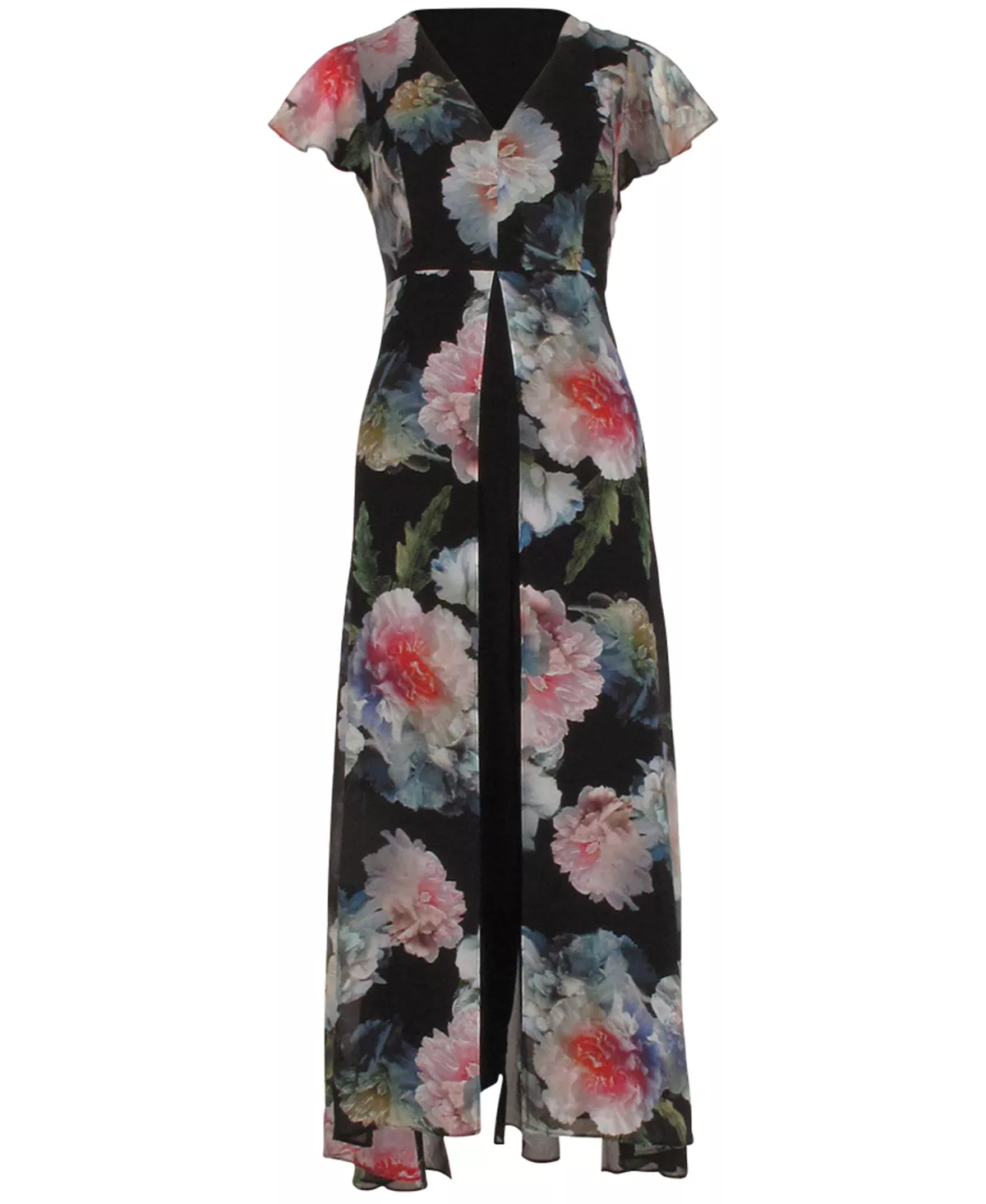 Adrianna Papell Floral Print Jumpsuit 5 Adrianna Papell Floral Print Jumpsuit - Image 3