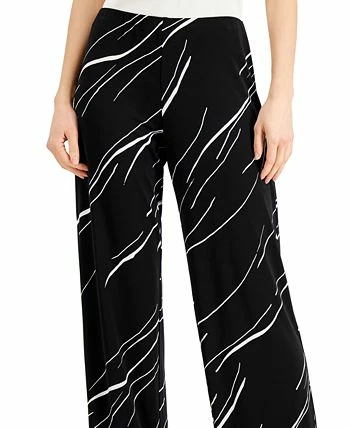 Alfani Women's Printed Wide-Leg Pants, Created For Macy's 5 Alfani Women's Printed Wide-Leg Pants, Created For Macy's - Image 3