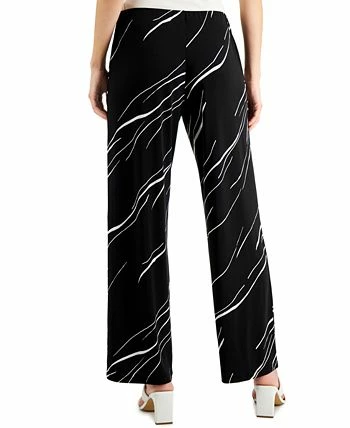 Alfani Women's Printed Wide-Leg Pants, Created For Macy's 4 Alfani Women's Printed Wide-Leg Pants, Created For Macy's - Image 2