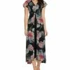 Adrianna Papell Floral Print Jumpsuit -Clothing Shop 18639189 fpx