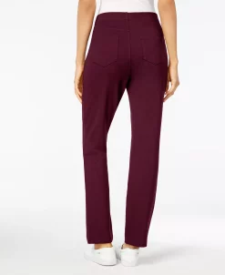 Karen Scott Port Pull-On Comfort Pants, Created For Macy's -Clothing Shop 19074464 fpx