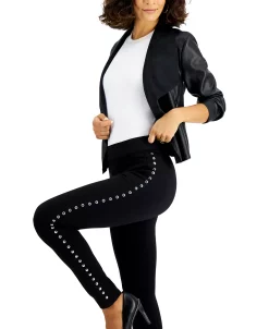 Bar III Side-Studded Leggings, Created For Macy's -Clothing Shop 19228541 fpx