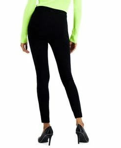 Bar III Faux-Leather-Patch Leggings, Created For Macy's -Clothing Shop 19284117 fpx