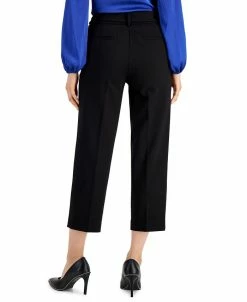 Bar III Women's Tie Front Capris Pants, Created For Macy's -Clothing Shop 19380183 fpx