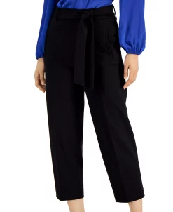 Bar III Women's Tie Front Capris Pants, Created For Macy's -Clothing Shop 19380185 fpx