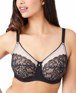 Wacoal Retro Chic Full-Figure Underwire Bra 855186, Up To I Cup -Clothing Shop 19389678 fpx