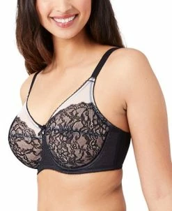 Wacoal Retro Chic Full-Figure Underwire Bra 855186, Up To I Cup -Clothing Shop 19389679 fpx