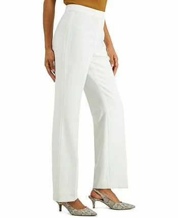 Kasper Straight-Leg Modern Crepe Dress Pants 7 Kasper Straight-Leg Modern Crepe Dress Pants - Image 5