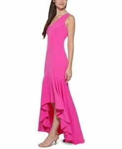 Vince Camuto -Neck High-Low Gown 14 Vince Camuto -Neck High-Low Gown -Clothing Shop 19539537 fpx