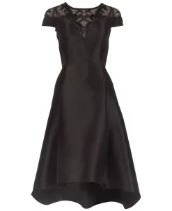 Adrianna Papell Crewneck Fit & Flare Dress