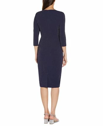 Adrianna Papell Tie-Front Sheath Dress 4 Adrianna Papell Tie-Front Sheath Dress - Image 2