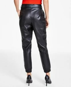 Bar III Faux-Leather Jogger Pants, Created For Macy's -Clothing Shop 19874144 fpx