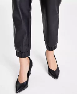 Bar III Faux-Leather Jogger Pants, Created For Macy's -Clothing Shop 19874146 fpx