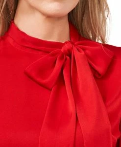 CeCe Tie-Neck Peplum Hem Blouse 11 CeCe Tie-Neck Peplum Hem Blouse -Clothing Shop 20411950 fpx