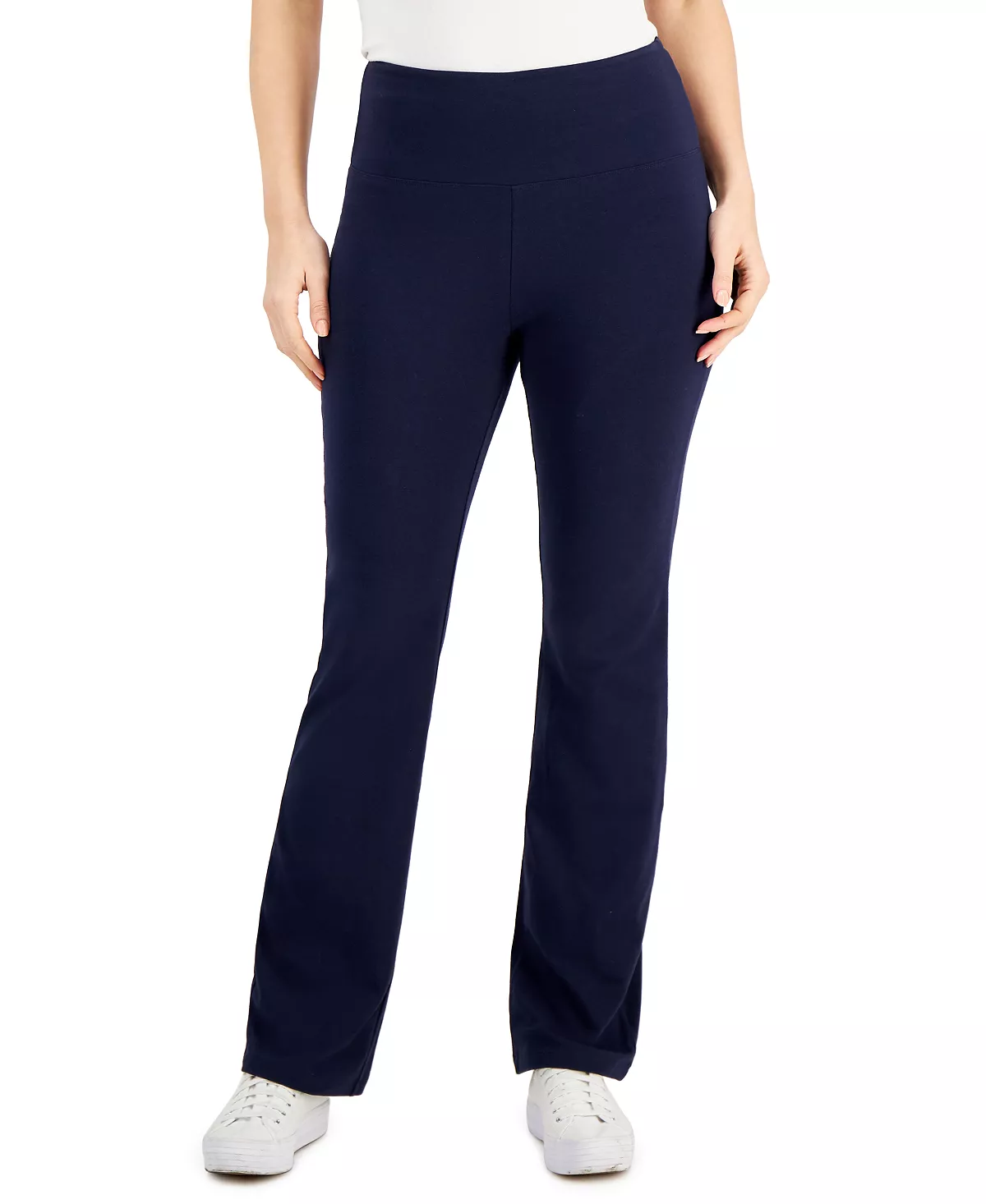 Style & Co Women's High Rise Bootcut Leggings, Created For Macy's 4 Style & Co Women's High Rise Bootcut Leggings, Created For Macy's - Image 2