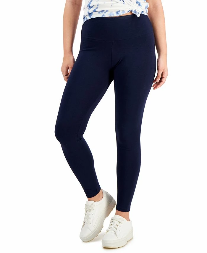 Style & Co Women's High-Rise Basic Leggings, Created For Macy's 3 Style & Co Women's High-Rise Basic Leggings, Created For Macy's