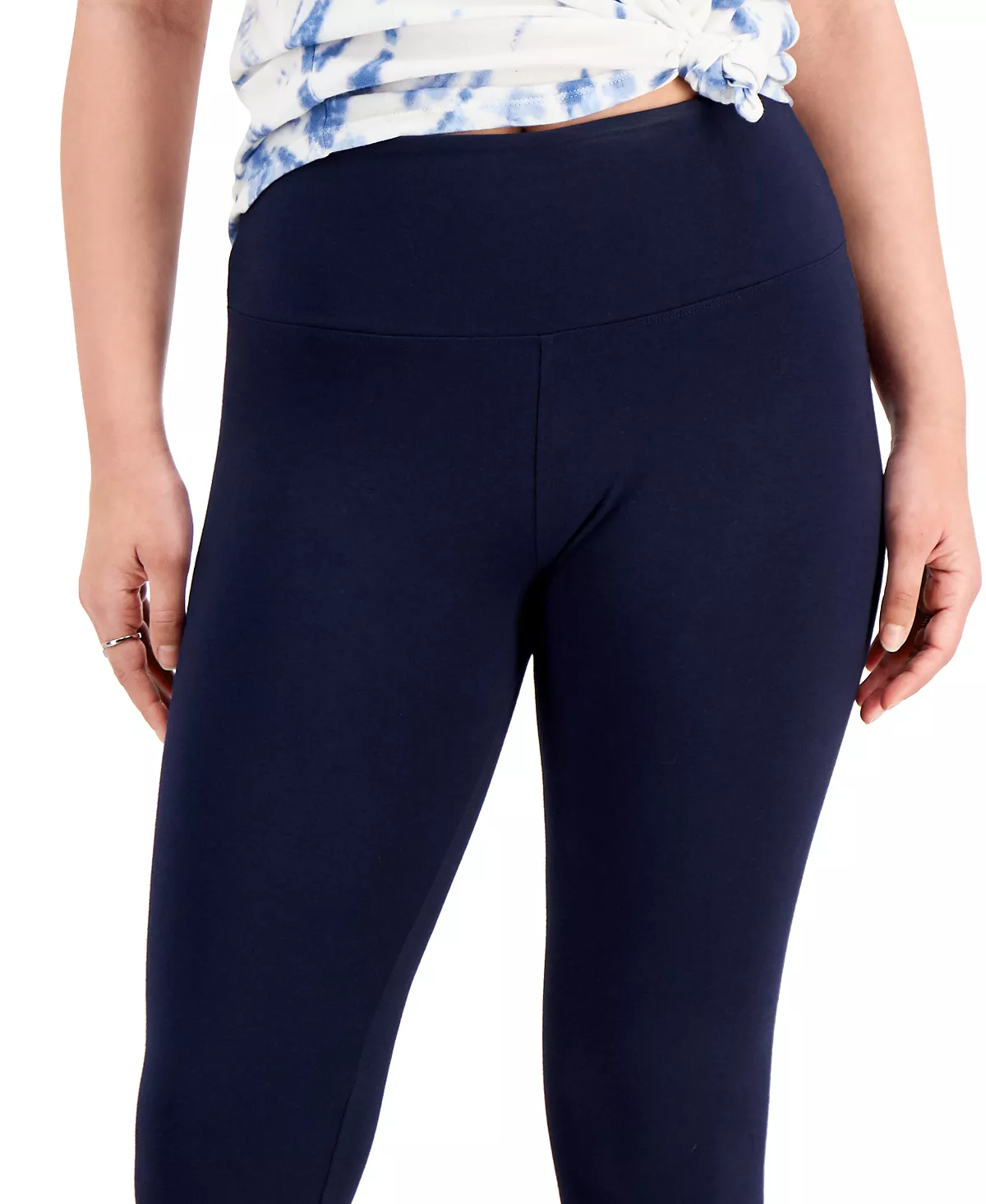 Style & Co Women's High-Rise Basic Leggings, Created For Macy's 6 Style & Co Women's High-Rise Basic Leggings, Created For Macy's - Image 4