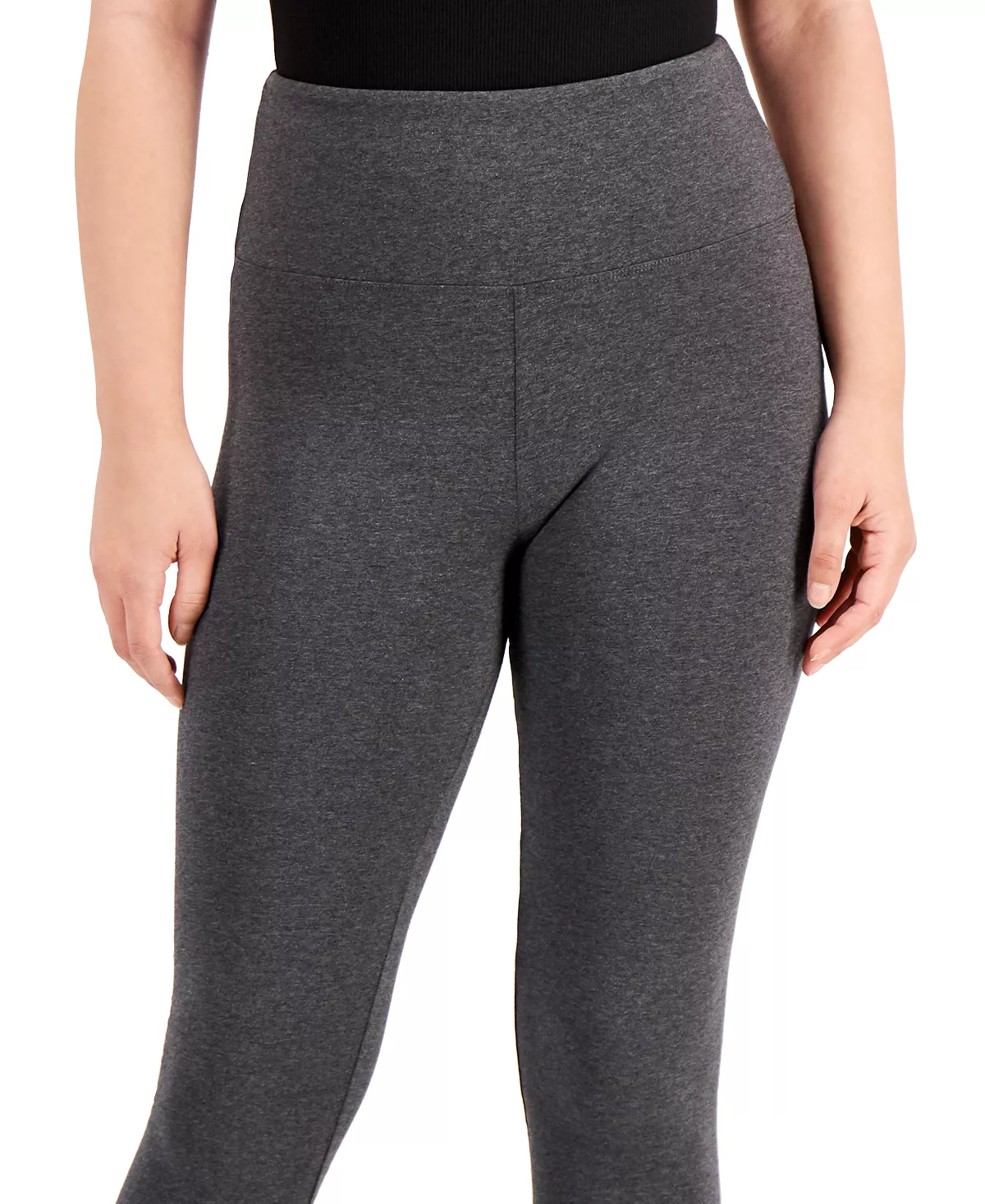 Style & Co Women's High-Rise Basic Leggings, Created For Macy's 10 Style & Co Women's High-Rise Basic Leggings, Created For Macy's - Image 8