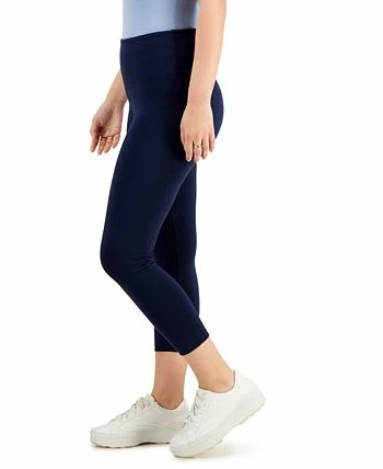 Style & Co Women's High-Rise Capri Leggings, Created For Macy's 5 Style & Co Women's High-Rise Capri Leggings, Created For Macy's - Image 3