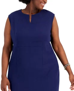 Kasper Plus Size Sleeveless Sheath Dress -Clothing Shop 20596692 fpx