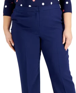 Kasper Plus Size Straight-Leg Pants -Clothing Shop 20597572 fpx
