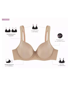 Bali Women's One Smooth U® Ultra Light Minimizer Underwire Bra DF3490 -Clothing Shop 20655141 fpx