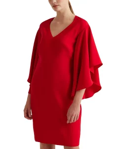 Lauren Ralph Lauren Ffle-Sleeve Cocktail Dress -Clothing Shop 21062485 fpx