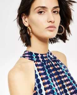 Bar III Women's High-Neck Shift Dress, Created For Macy's -Clothing Shop 21125111 fpx