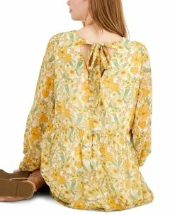 INC International Concepts Printed Empire-Waist Bow-Back Dress, Created For Macy's -Clothing Shop 21125825 fpx