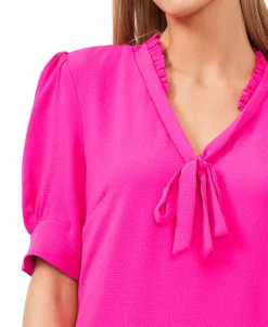 CeCe Ruffled Tie-Neck Dress 10 CeCe Ruffled Tie-Neck Dress -Clothing Shop 21230395 fpx