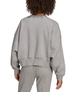 ADIDAS Women's Essentials Fleece Crewneck Sweatshirt -Clothing Shop 21230670 fpx