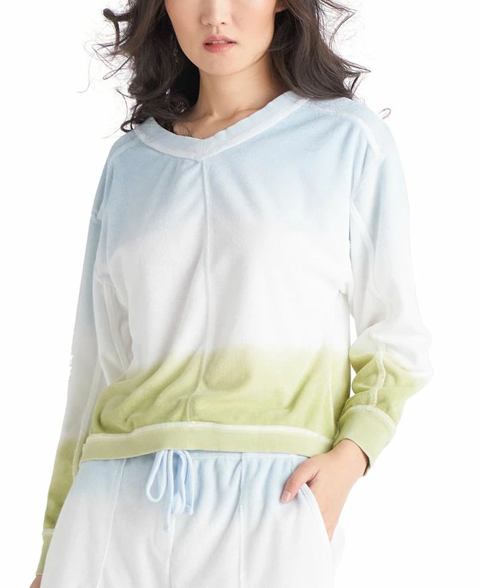 Black Tape Dip-Dyed Terry Sweatshirt 3 Black Tape Dip-Dyed Terry Sweatshirt