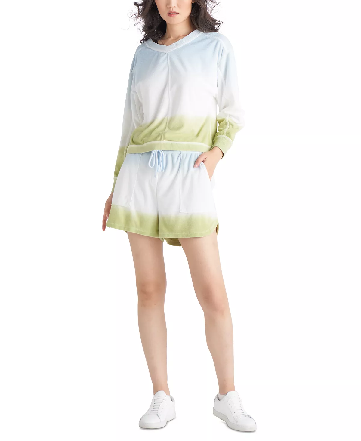 Black Tape Dip-Dyed Terry Sweatshirt 6 Black Tape Dip-Dyed Terry Sweatshirt - Image 4