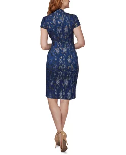 Adrianna Papell Surplice Sheath Dress -Clothing Shop 21261942 fpx